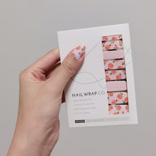 Load image into Gallery viewer, Buy Tangy Orange 🍊 Premium Designer Nail Polish Wraps &amp; Semicured Gel Nail Stickers at the lowest price in Singapore from NAILWRAP.CO. Worldwide Shipping. Achieve instant designer nail art manicure in under 10 minutes - perfect for bridal, wedding and special occasion.
