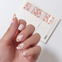 Load image into Gallery viewer, Buy Tangy Orange 🍊 Premium Designer Nail Polish Wraps &amp; Semicured Gel Nail Stickers at the lowest price in Singapore from NAILWRAP.CO. Worldwide Shipping. Achieve instant designer nail art manicure in under 10 minutes - perfect for bridal, wedding and special occasion.