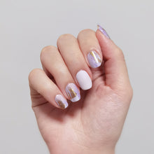 Load image into Gallery viewer, Buy Holly&#39;s Lilac Brush Premium Designer Nail Polish Wraps &amp; Semicured Gel Nail Stickers at the lowest price in Singapore from NAILWRAP.CO. Worldwide Shipping. Achieve instant designer nail art manicure in under 10 minutes - perfect for bridal, wedding and special occasion.