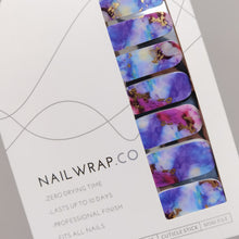 Load image into Gallery viewer, Buy Ciara Gold Foil Premium Designer Nail Polish Wraps &amp; Semicured Gel Nail Stickers at the lowest price in Singapore from NAILWRAP.CO. Worldwide Shipping. Achieve instant designer nail art manicure in under 10 minutes - perfect for bridal, wedding and special occasion.