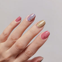 Load image into Gallery viewer, Buy Bysha Moon &amp; Stars Premium Designer Nail Polish Wraps &amp; Semicured Gel Nail Stickers at the lowest price in Singapore from NAILWRAP.CO. Worldwide Shipping. Achieve instant designer nail art manicure in under 10 minutes - perfect for bridal, wedding and special occasion.