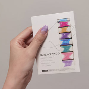 Buy Dreamy Rainbow Tips Premium Designer Nail Polish Wraps & Semicured Gel Nail Stickers at the lowest price in Singapore from NAILWRAP.CO. Worldwide Shipping. Achieve instant designer nail art manicure in under 10 minutes - perfect for bridal, wedding and special occasion.