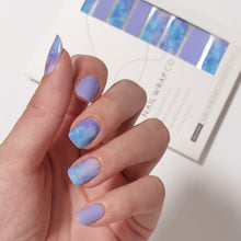 Load image into Gallery viewer, Buy Delora Cloudscape Premium Designer Nail Polish Wraps &amp; Semicured Gel Nail Stickers at the lowest price in Singapore from NAILWRAP.CO. Worldwide Shipping. Achieve instant designer nail art manicure in under 10 minutes - perfect for bridal, wedding and special occasion.