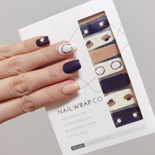 Load image into Gallery viewer, Buy Yareli Mod Chic Premium Designer Nail Polish Wraps &amp; Semicured Gel Nail Stickers at the lowest price in Singapore from NAILWRAP.CO. Worldwide Shipping. Achieve instant designer nail art manicure in under 10 minutes - perfect for bridal, wedding and special occasion.