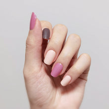 Load image into Gallery viewer, Buy Neutral Blush Palette (Solid) Premium Designer Nail Polish Wraps &amp; Semicured Gel Nail Stickers at the lowest price in Singapore from NAILWRAP.CO. Worldwide Shipping. Achieve instant designer nail art manicure in under 10 minutes - perfect for bridal, wedding and special occasion.