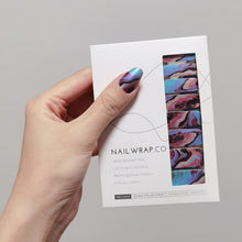 Load image into Gallery viewer, Buy Salt Lake Premium Designer Nail Polish Wraps &amp; Semicured Gel Nail Stickers at the lowest price in Singapore from NAILWRAP.CO. Worldwide Shipping. Achieve instant designer nail art manicure in under 10 minutes - perfect for bridal, wedding and special occasion.