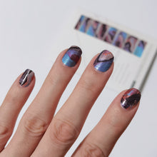 Load image into Gallery viewer, Buy Salt Lake Premium Designer Nail Polish Wraps &amp; Semicured Gel Nail Stickers at the lowest price in Singapore from NAILWRAP.CO. Worldwide Shipping. Achieve instant designer nail art manicure in under 10 minutes - perfect for bridal, wedding and special occasion.