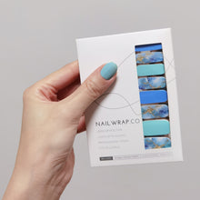 Load image into Gallery viewer, Buy Izzy Waves Premium Designer Nail Polish Wraps &amp; Semicured Gel Nail Stickers at the lowest price in Singapore from NAILWRAP.CO. Worldwide Shipping. Achieve instant designer nail art manicure in under 10 minutes - perfect for bridal, wedding and special occasion.