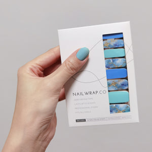 Buy Izzy Waves Premium Designer Nail Polish Wraps & Semicured Gel Nail Stickers at the lowest price in Singapore from NAILWRAP.CO. Worldwide Shipping. Achieve instant designer nail art manicure in under 10 minutes - perfect for bridal, wedding and special occasion.