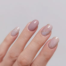 Load image into Gallery viewer, Buy Mavina Pixie Dust Premium Designer Nail Polish Wraps &amp; Semicured Gel Nail Stickers at the lowest price in Singapore from NAILWRAP.CO. Worldwide Shipping. Achieve instant designer nail art manicure in under 10 minutes - perfect for bridal, wedding and special occasion.