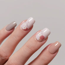 Load image into Gallery viewer, Buy Ami Daisy 🌼 Premium Designer Nail Polish Wraps &amp; Semicured Gel Nail Stickers at the lowest price in Singapore from NAILWRAP.CO. Worldwide Shipping. Achieve instant designer nail art manicure in under 10 minutes - perfect for bridal, wedding and special occasion.
