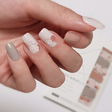 Load image into Gallery viewer, Buy Ami Daisy 🌼 Premium Designer Nail Polish Wraps &amp; Semicured Gel Nail Stickers at the lowest price in Singapore from NAILWRAP.CO. Worldwide Shipping. Achieve instant designer nail art manicure in under 10 minutes - perfect for bridal, wedding and special occasion.