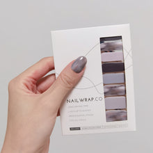 Load image into Gallery viewer, Buy Ambria Elegance Premium Designer Nail Polish Wraps &amp; Semicured Gel Nail Stickers at the lowest price in Singapore from NAILWRAP.CO. Worldwide Shipping. Achieve instant designer nail art manicure in under 10 minutes - perfect for bridal, wedding and special occasion.