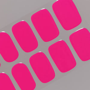 Buy Hot Pink (Semi-Cured Gel) Premium Designer Nail Polish Wraps & Semicured Gel Nail Stickers at the lowest price in Singapore from NAILWRAP.CO. Worldwide Shipping. Achieve instant designer nail art manicure in under 10 minutes - perfect for bridal, wedding and special occasion.