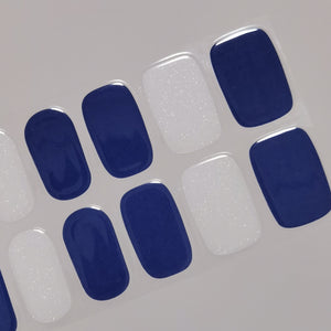 Buy Winter Blue (Semi-Cured Gel) Premium Designer Nail Polish Wraps & Semicured Gel Nail Stickers at the lowest price in Singapore from NAILWRAP.CO. Worldwide Shipping. Achieve instant designer nail art manicure in under 10 minutes - perfect for bridal, wedding and special occasion.