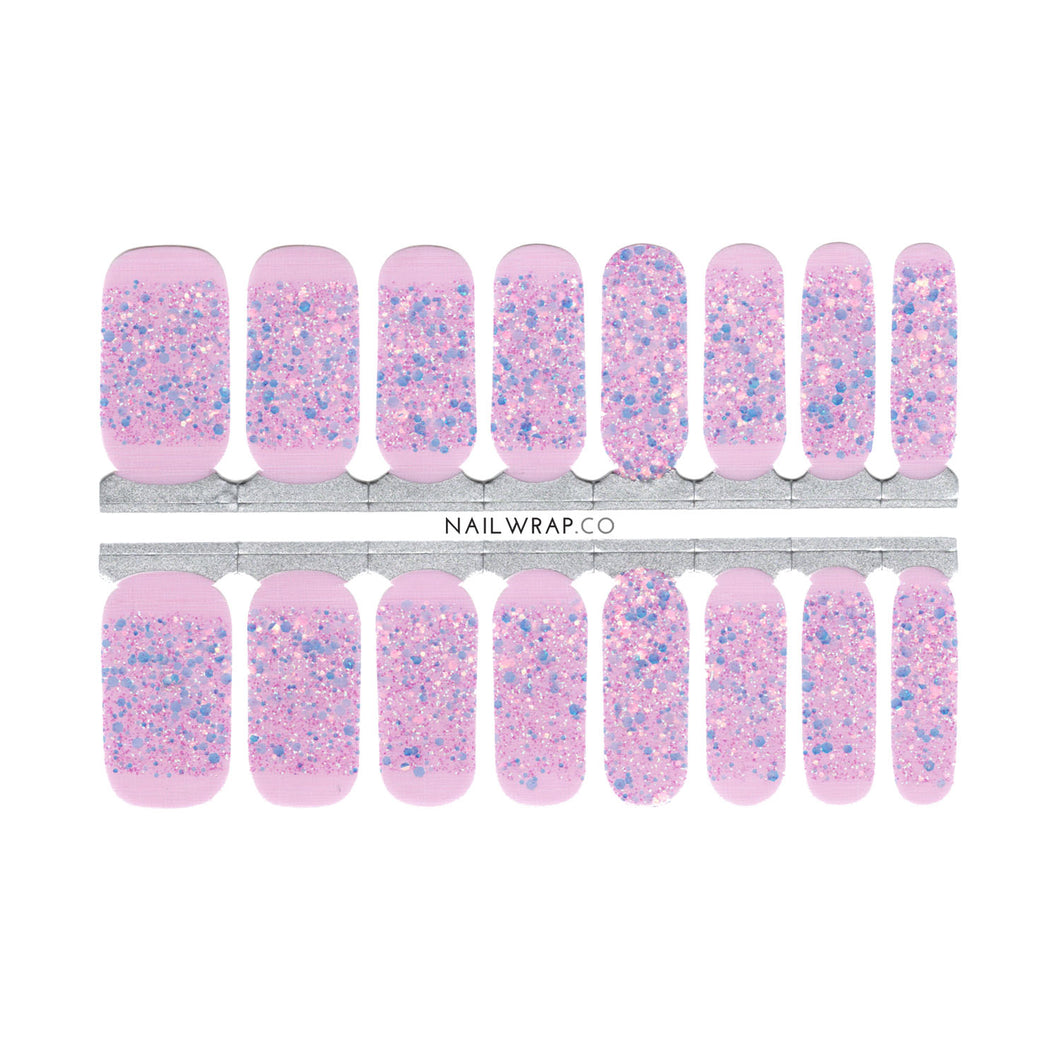 Buy Lilac Glitter Premium Designer Nail Polish Wraps & Semicured Gel Nail Stickers at the lowest price in Singapore from NAILWRAP.CO. Worldwide Shipping. Achieve instant designer nail art manicure in under 10 minutes - perfect for bridal, wedding and special occasion.