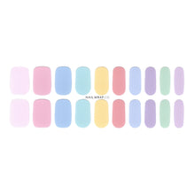 Load image into Gallery viewer, Buy Pastel Macaron (Semi-Cured Gel) Premium Designer Nail Polish Wraps &amp; Semicured Gel Nail Stickers at the lowest price in Singapore from NAILWRAP.CO. Worldwide Shipping. Achieve instant designer nail art manicure in under 10 minutes - perfect for bridal, wedding and special occasion.