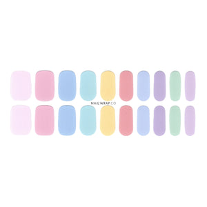 Buy Pastel Macaron (Semi-Cured Gel) Premium Designer Nail Polish Wraps & Semicured Gel Nail Stickers at the lowest price in Singapore from NAILWRAP.CO. Worldwide Shipping. Achieve instant designer nail art manicure in under 10 minutes - perfect for bridal, wedding and special occasion.