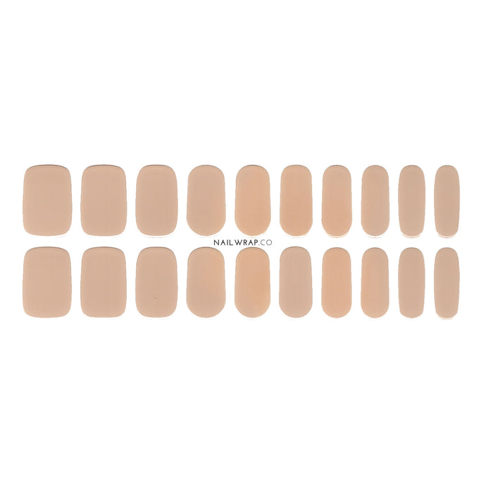 Buy Nude (Semi-Cured Gel) Premium Designer Nail Polish Wraps & Semicured Gel Nail Stickers at the lowest price in Singapore from NAILWRAP.CO. Worldwide Shipping. Achieve instant designer nail art manicure in under 10 minutes - perfect for bridal, wedding and special occasion.