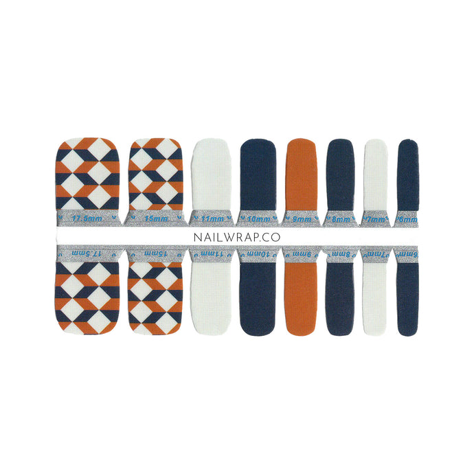 Buy Retro Glam (Pedicure) Premium Designer Nail Polish Wraps & Semicured Gel Nail Stickers at the lowest price in Singapore from NAILWRAP.CO. Worldwide Shipping. Achieve instant designer nail art manicure in under 10 minutes - perfect for bridal, wedding and special occasion.