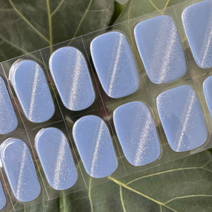 Buy Zenith Blue Cat Eye Shimmer (Semi-Cured Gel) Premium Designer Nail Polish Wraps & Semicured Gel Nail Stickers at the lowest price in Singapore from NAILWRAP.CO. Worldwide Shipping. Achieve instant designer nail art manicure in under 10 minutes - perfect for bridal, wedding and special occasion.